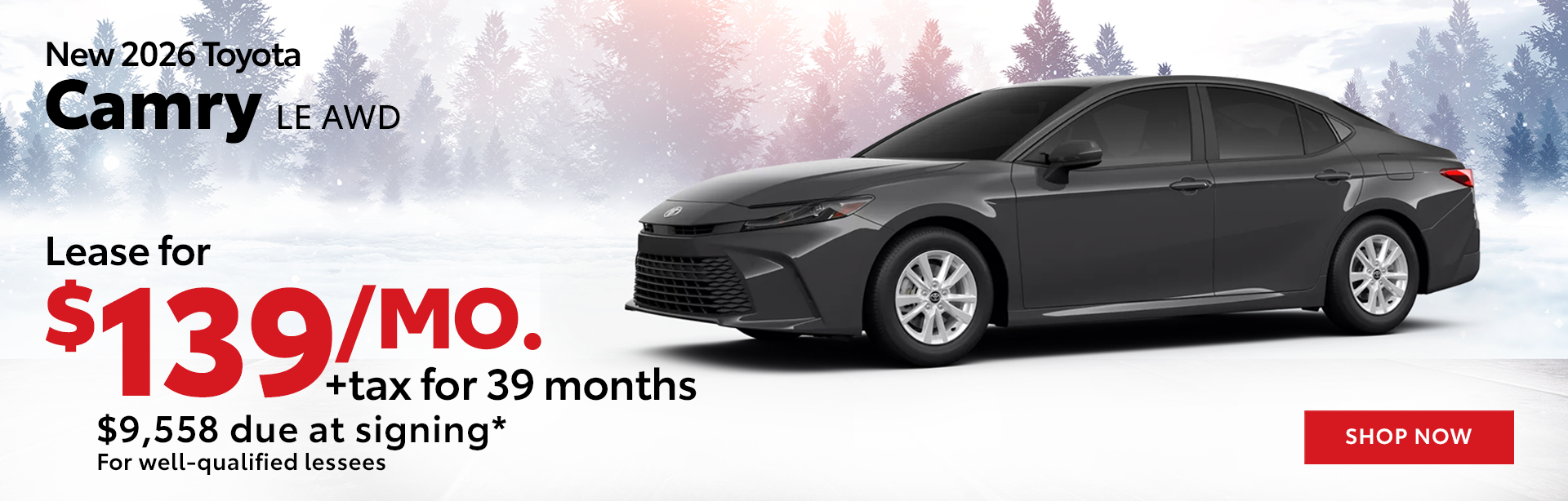 New 2026 Toyota Camry LE AWD