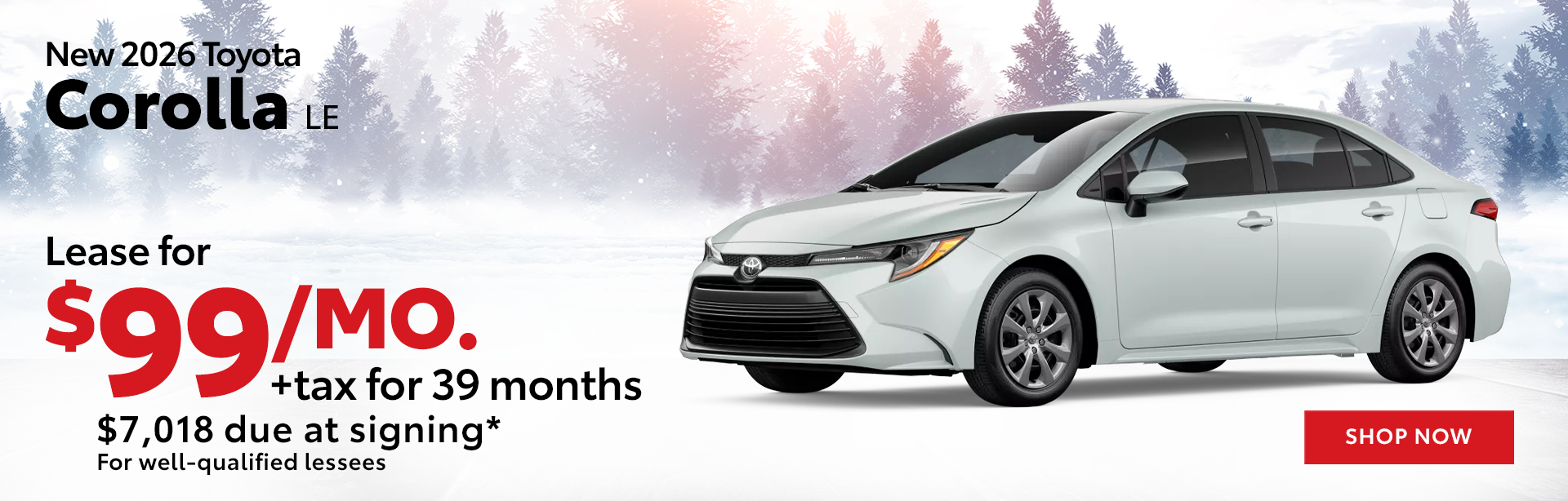 New 2026 Toyota Corolla LE