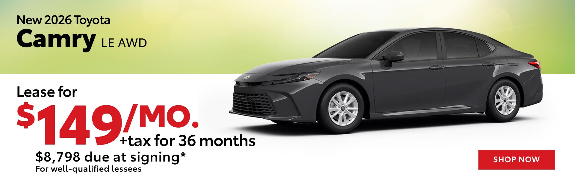 New 2026 Toyota Camry LE AWD