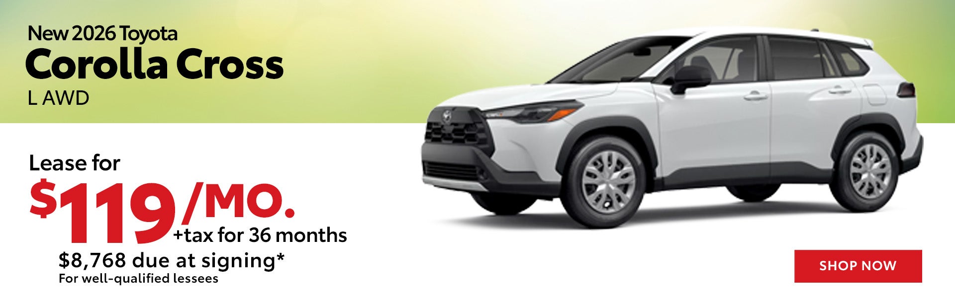 New 2026 Toyota Corolla Cross L AWD