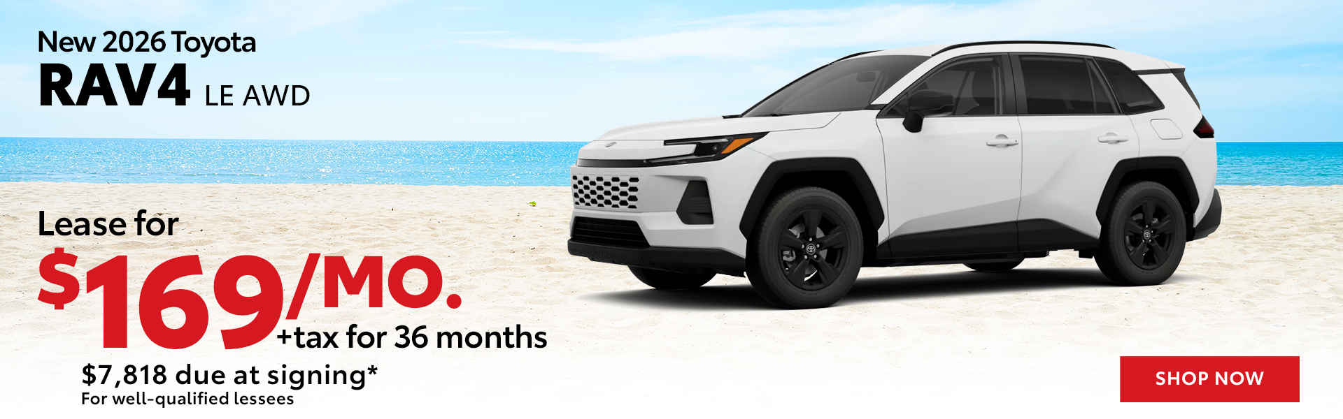 New 2026 Toyota RAV4 LE AWD