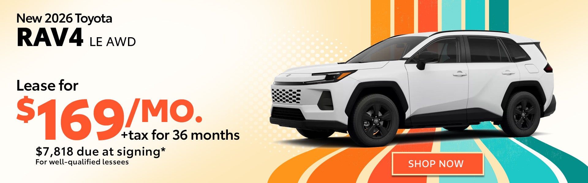 New 2026 Toyota RAV4 LE AWD