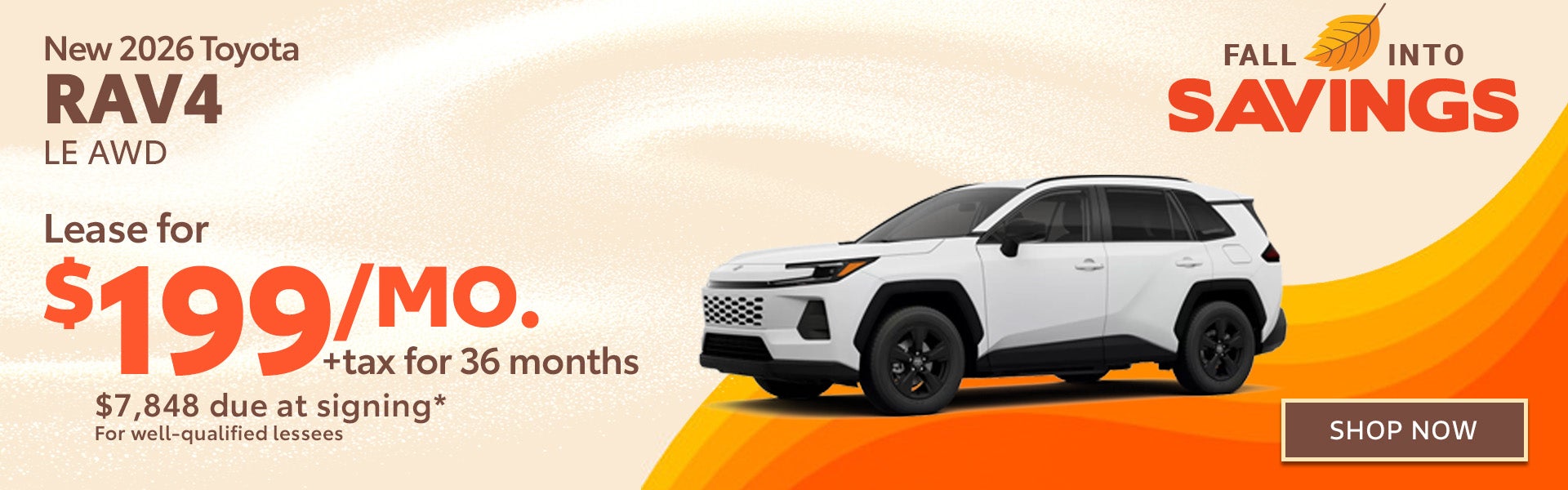 New 2026 Toyota RAV4 LE AWD