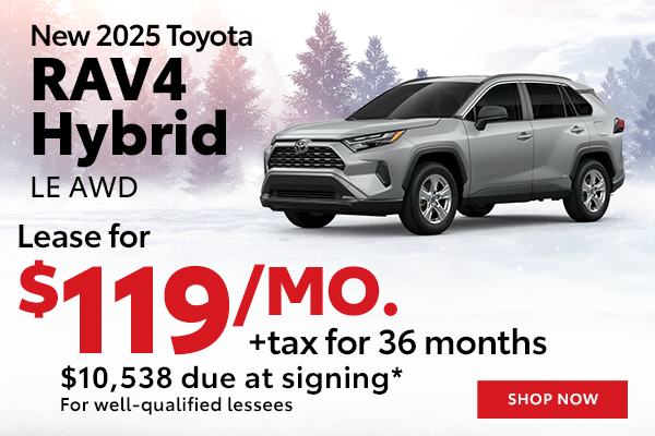 New 2025 Toyota RAV4 Hybrid LE AWD