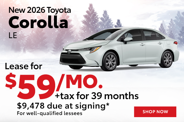 New 2026 Toyota Corolla LE