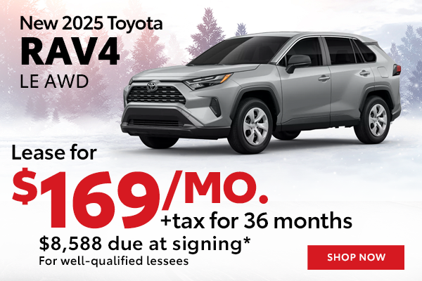 New 2025 Toyota RAV4 LE AWD