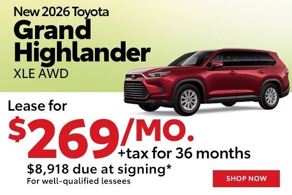 New 2026 Toyota Grand Highlander XLE AWD
