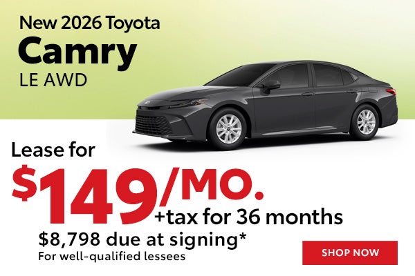 New 2026 Toyota Camry LE AWD