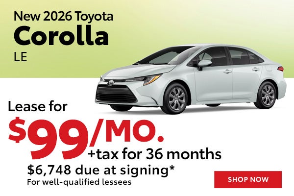 New 2026 Toyota Corolla LE