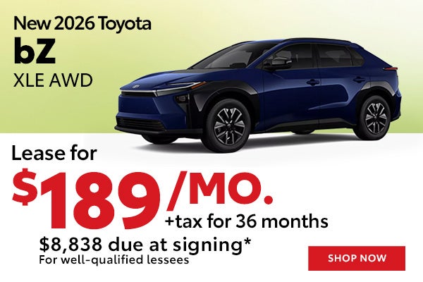 New 2026 Toyota bZ XLE AWD