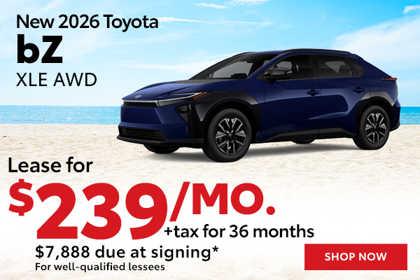 New 2026 Toyota bZ XLE AWD