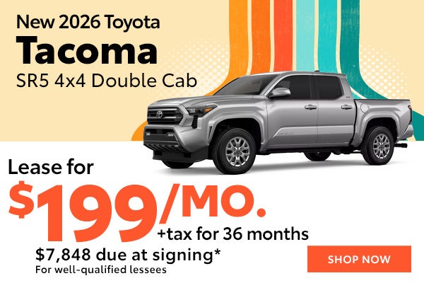 New 2026 Toyota Tacoma SR5 4x4 Double Cab